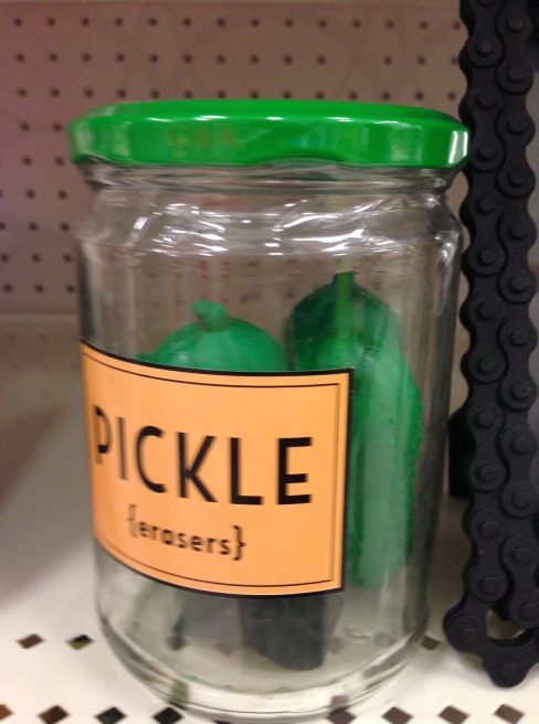 pickle erasers